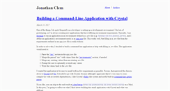 Desktop Screenshot of jclem.net